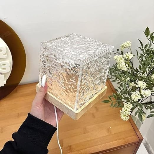 Zorill Waves Square Lamp 16 in 1 Ocean Wave Projector Night Light with Remote, Water Effect Lamp for Bedroom, Living Room,Romantic Ocean Wave Water Night Light Projector with 3D Water Wave Effect-2024