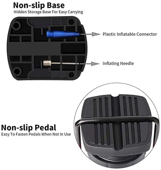 Zorill Quxis Portable High Pressure Air Pump Black