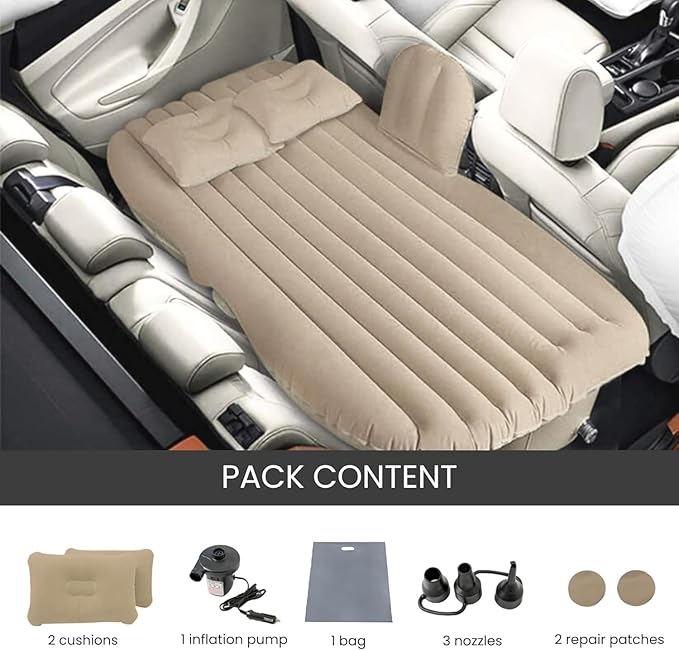 Zorill Universal Car Inflatable Bed for Travel Comfort High Quality
