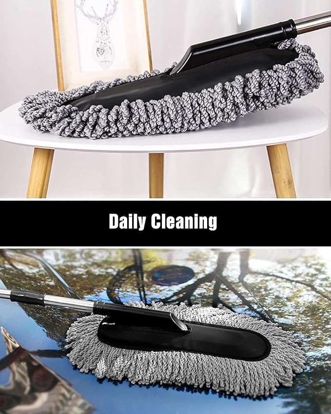 Zorill Extendable Microfiber Car Duster Brush – Scratch-Free