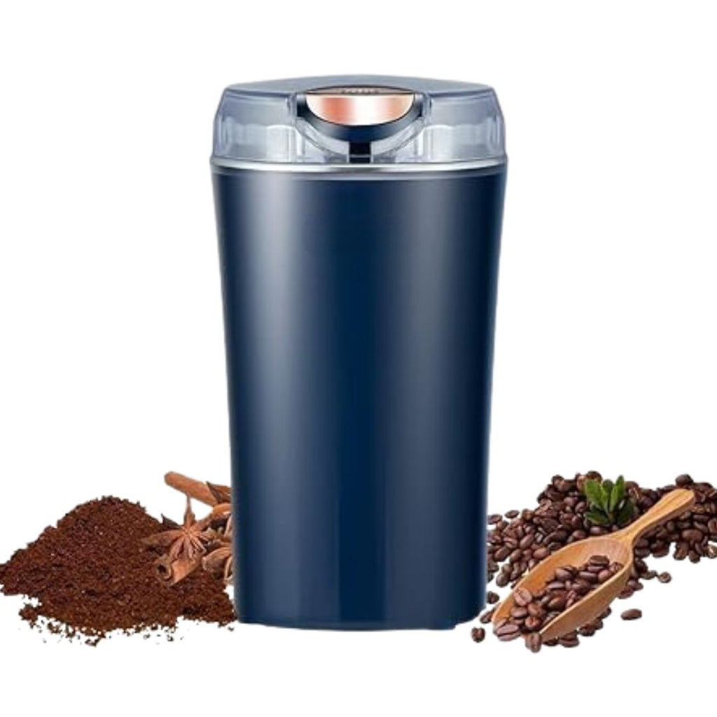 Electric Coffee Grinder Stainless Steel Spice & Nut Grinder for Home Use Easy One-Click Operation, Compact & Portable Design