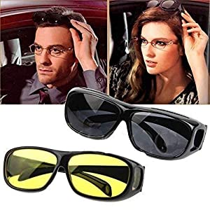 Night Driving Goggles Hd Vision, Clear Vision (2 Pis)