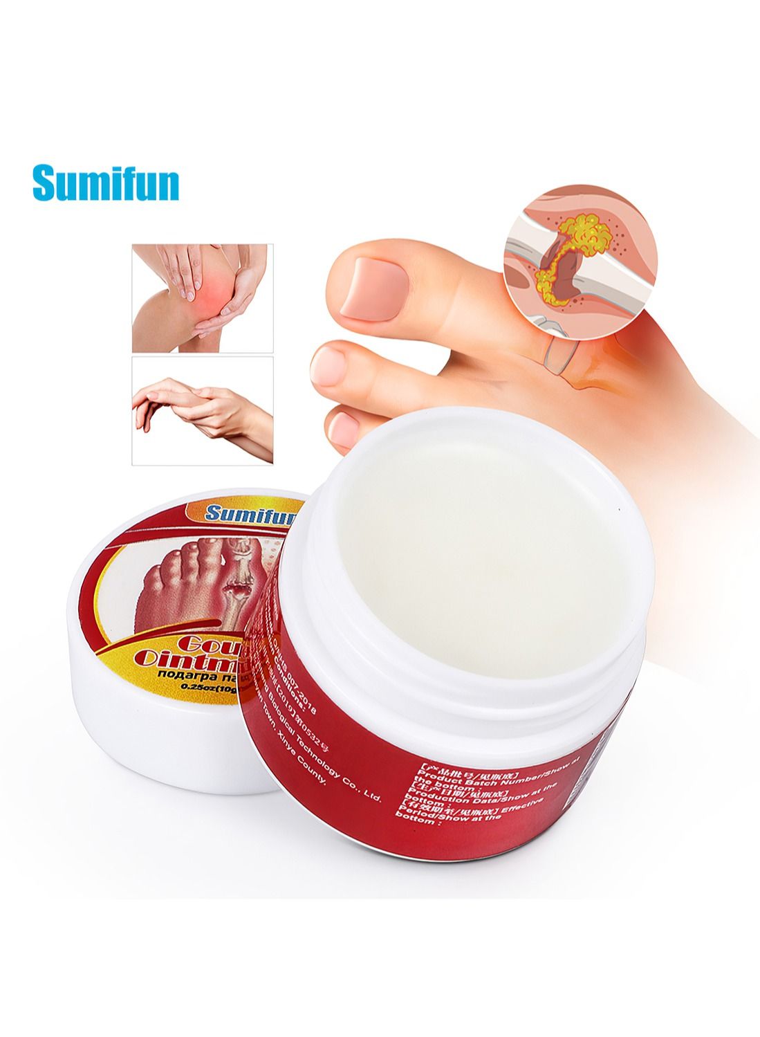 Gout Treatment Ointment Joint Hallux Valgus Pain Relief Arthritis Cream ( Pack Of 2 )