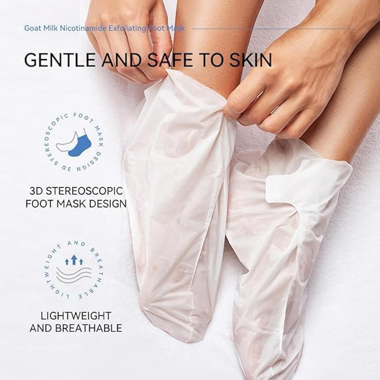 SaDoer foot peeling mask For Dead Skin Remover Heel | Removes Dry, Dead Skin & Hard Calluses |Nourishing & Hydrates Dry Feet with Shea Butter (Pack of 1)